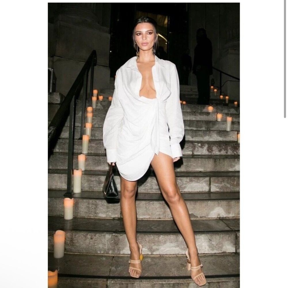 Jacquemus La Robe Bahia Dress in white - Size FR36